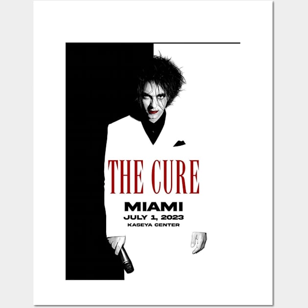 The Cure ROBERT SMITH LIMITED (WHITE) Wall Art by MinistryofNoise